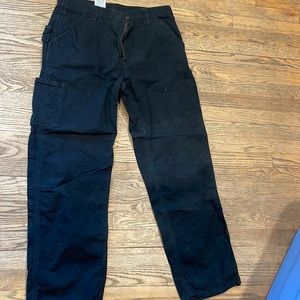 Black Carhartt work pants